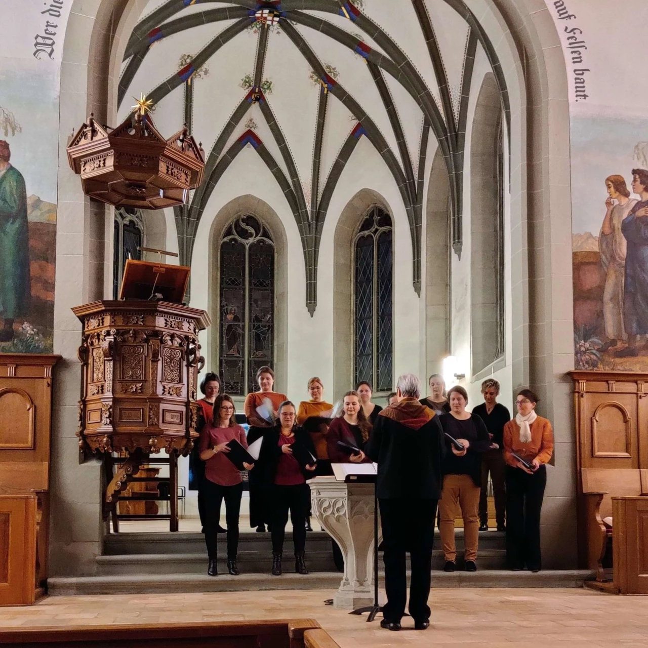 Das Frauenvokalensemble PH-Wert sang in Turbenthal