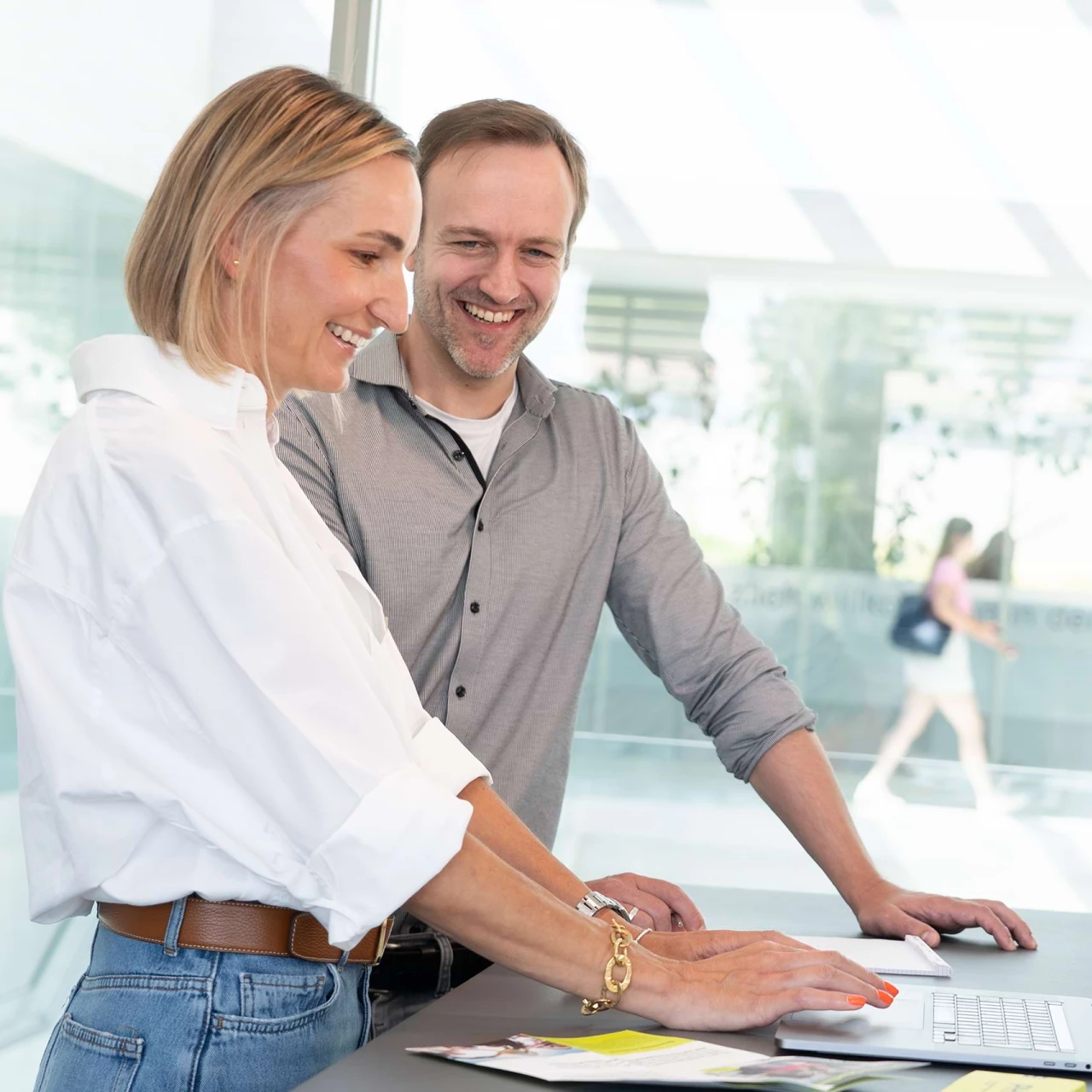 Im Büro arbeiten an der PHTG