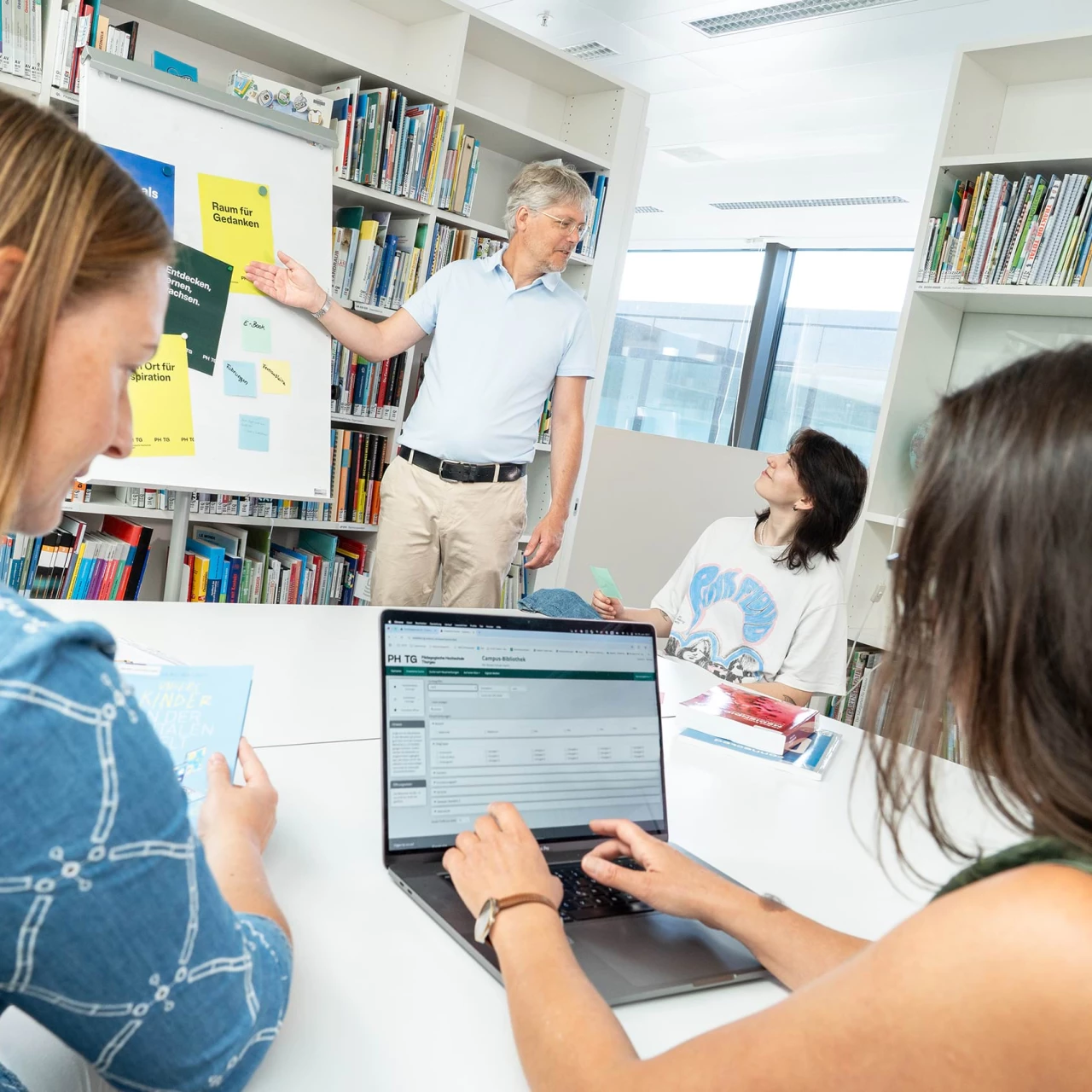 Arbeiten in der Campus-Bibliothek
