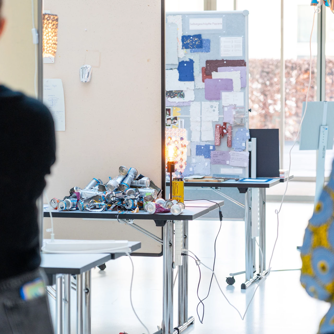 Ausstellung des Moduls „Recycling/Nachhaltigkeit“, Sek I